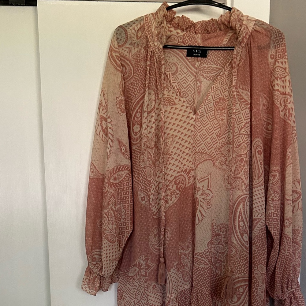 VICI Rawlings Paisley Maxi Dress- Medium - Picture 4 of 6